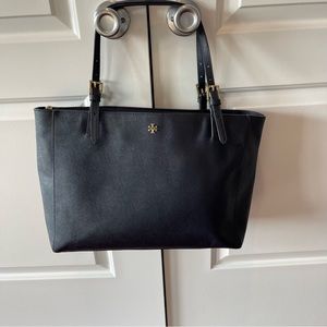 Tory Burch Robinson Tote Navy Blue